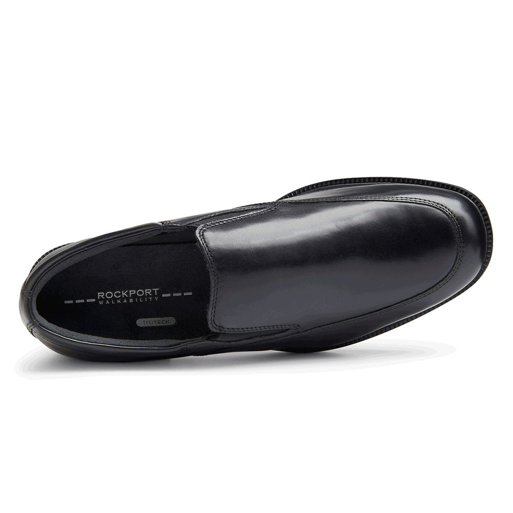 Slip-Ons Rockport Hombre Mexico - Lead The Pack Waterproof Negros - QMZAI0765